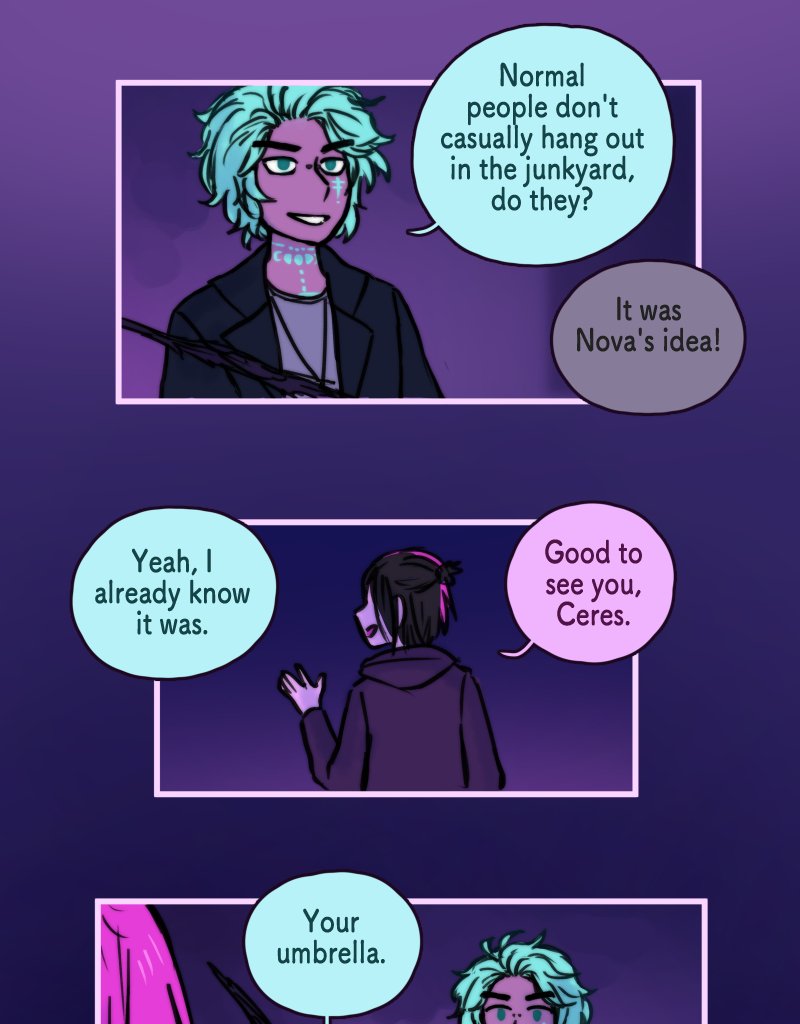 CHROMESTHESIA - Episode 45, Page 3: 45 - Junkyard Fireworks
