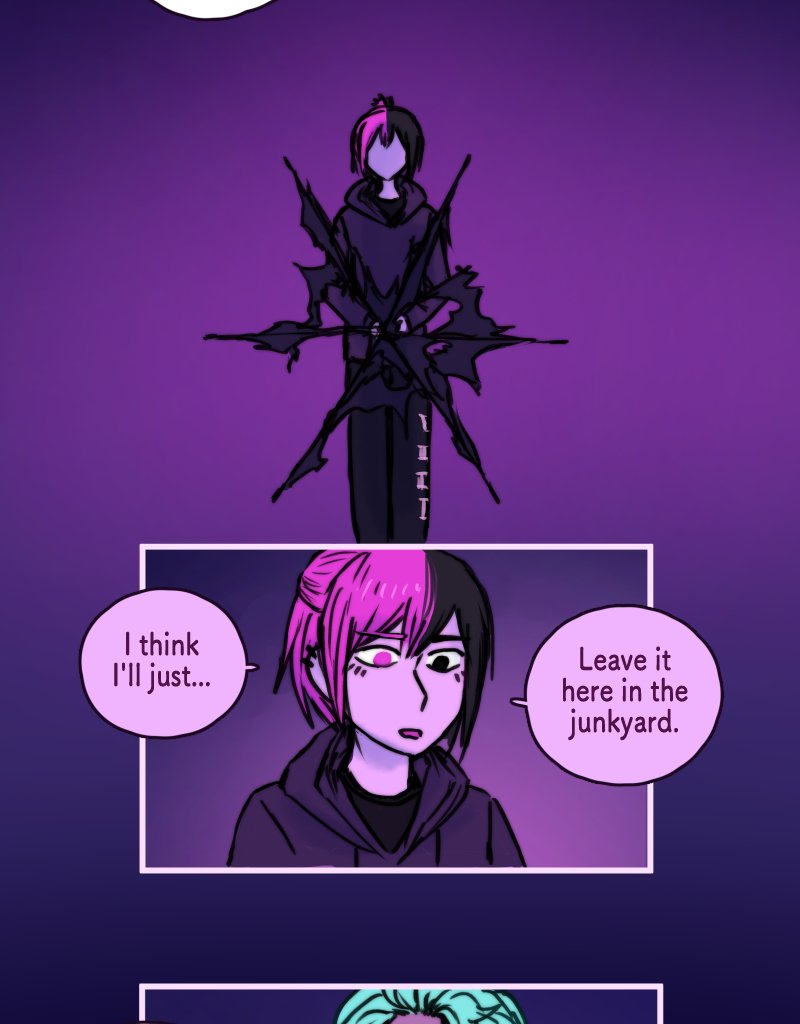 CHROMESTHESIA - Episode 45, Page 3: 45 - Junkyard Fireworks
