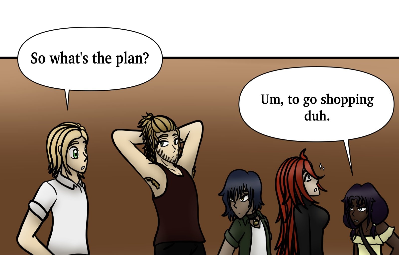 Finding Meaning - Episode 33, Page 4: Ep. 33: Shopping Day