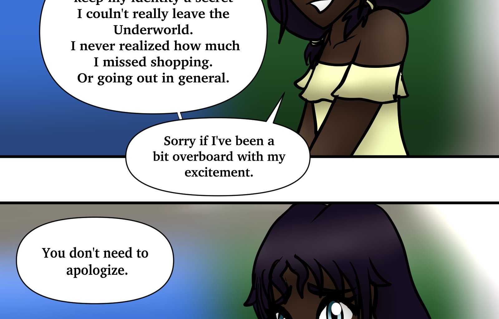 Finding Meaning - Episode 33, Page 6: Ep. 33: Shopping Day