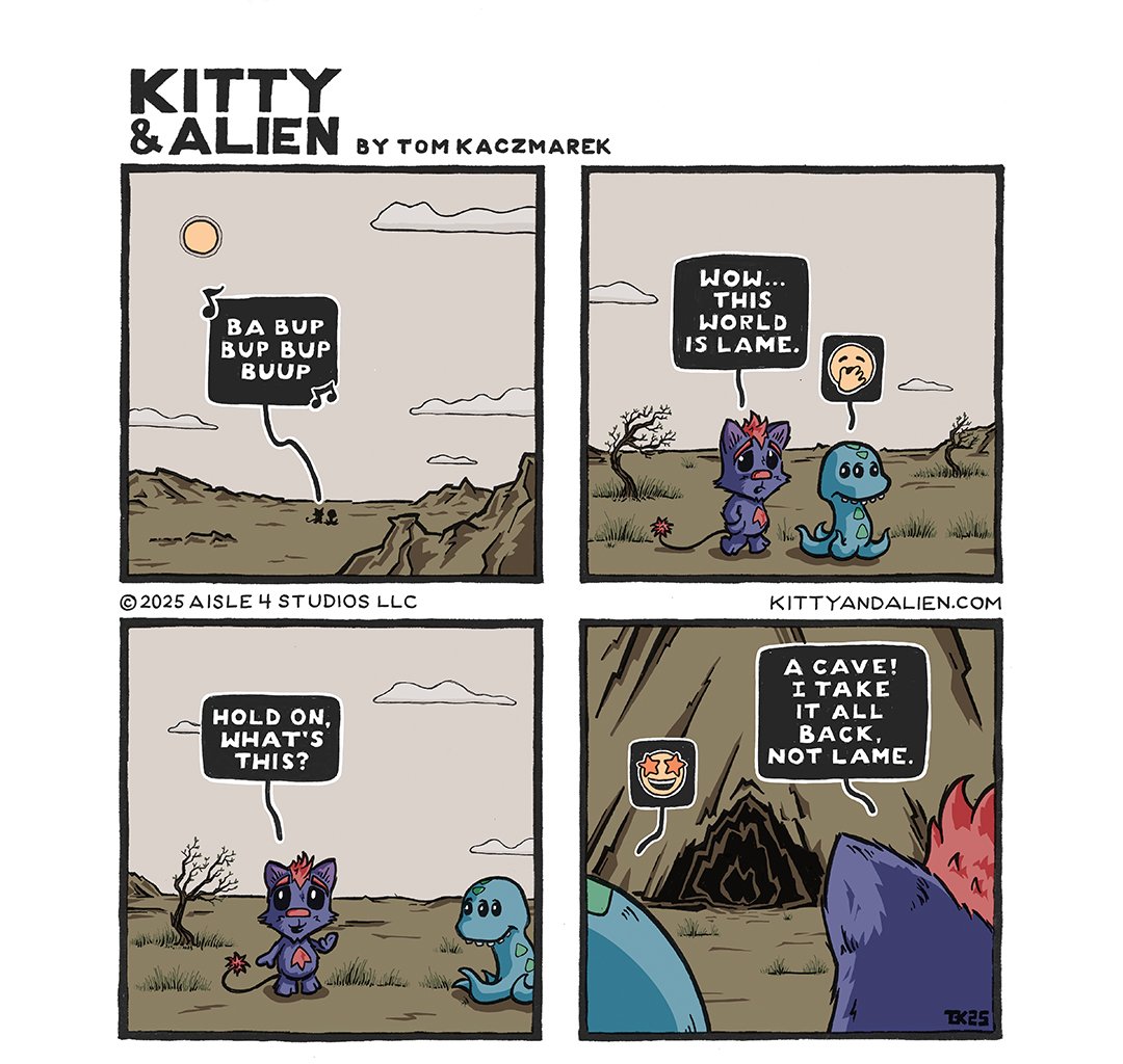 Kitty & Alien - Episode 2, Page 1: Lame World