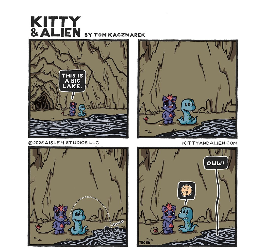 Kitty & Alien - Episode 4, Page 1: Cave Lake