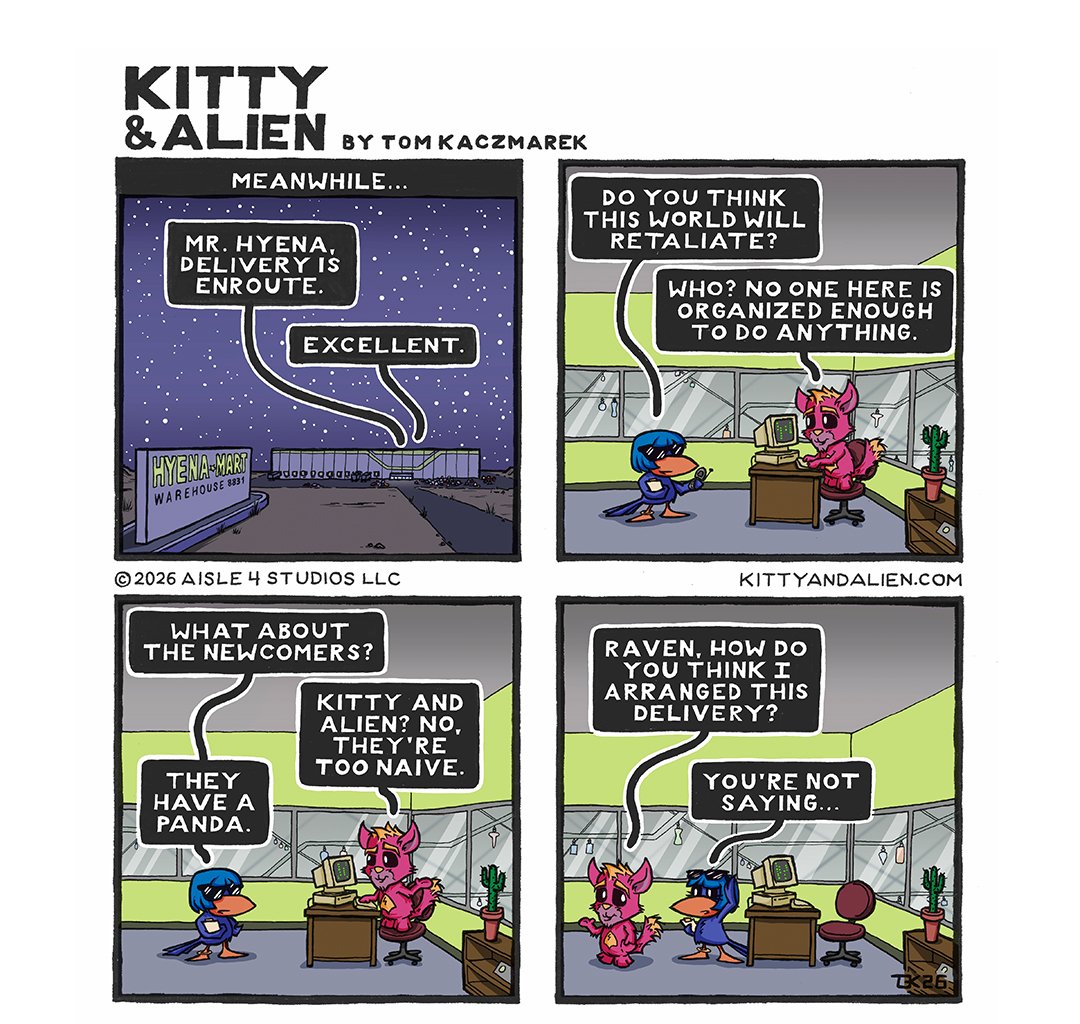 Kitty & Alien - Episode 29, Page 1: Meanwhile...