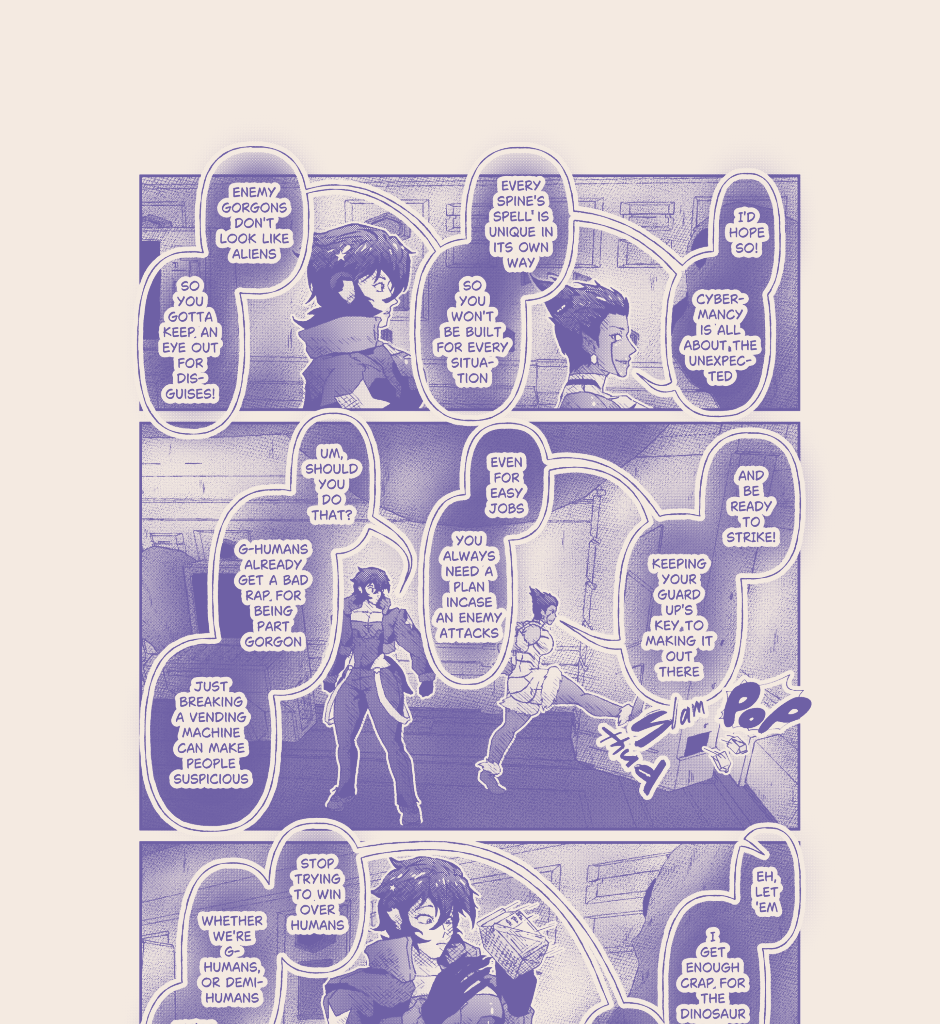 Blood Spine: Black Chapter - Episode 3, Page 4: Hero of the Future! Black Zero Returns! [3]