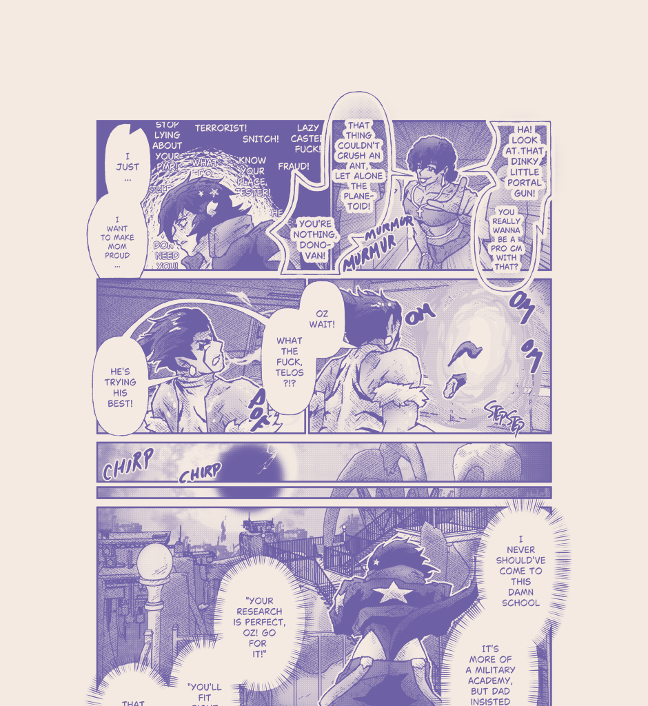 Blood Spine: Black Chapter - Episode 4, Page 2: Hero of the Future! Black Zero Returns! [4]