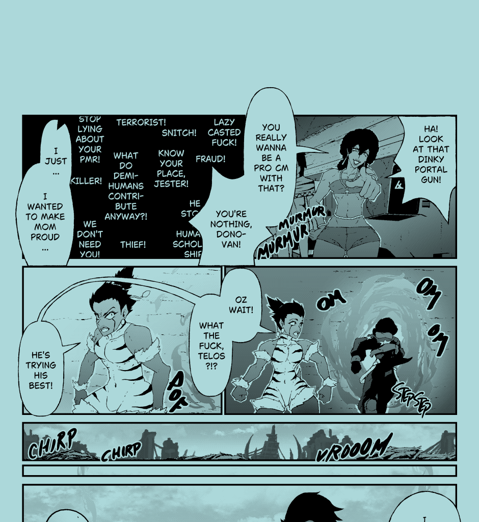 Blood Spine: Black Chapter - Episode 4, Page 2: Hero of the Future! Black Zero Returns! [4]