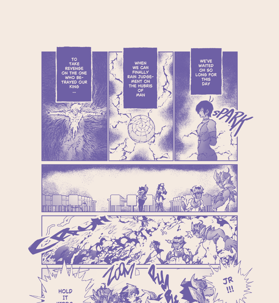 Blood Spine: Black Chapter - Episode 7, Page 1: Hero of the Future! Black Zero Returns! [7]