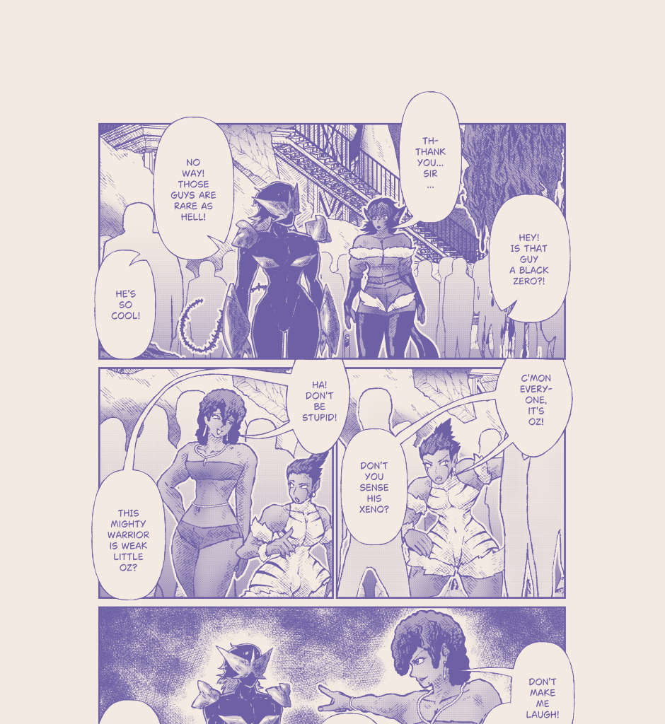 Blood Spine: Black Chapter - Episode 10, Page 4: Hero of the Future! Black Zero Returns! [10]