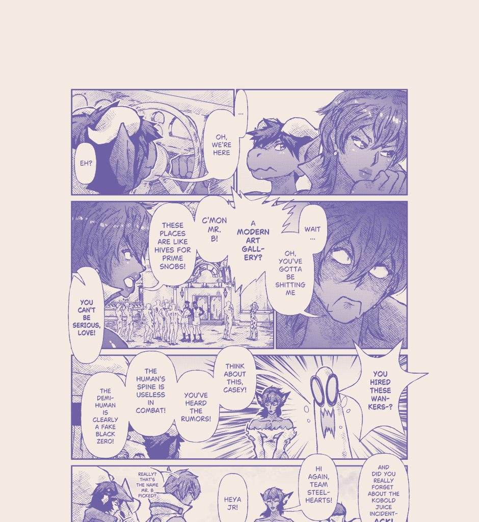 Blood Spine: Black Chapter - Episode 17, Page 1: Dimstar's Gallery of Chaos! [4]