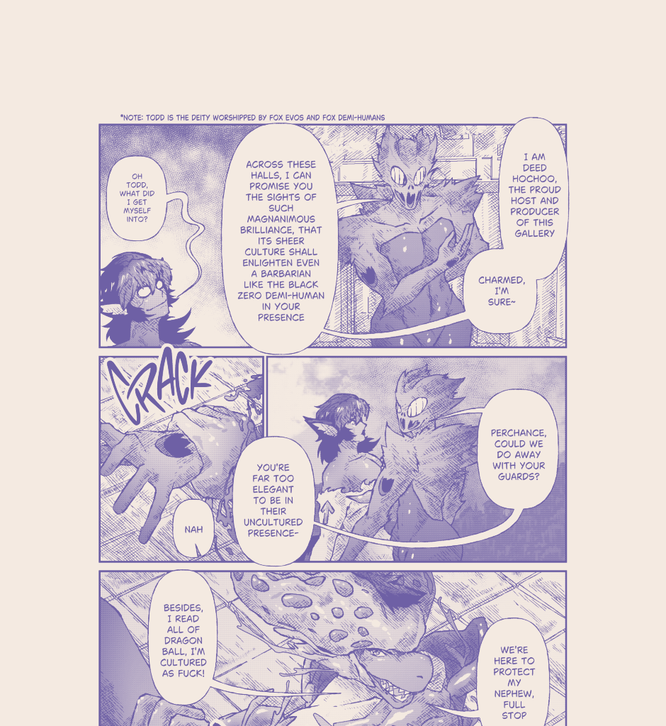 Blood Spine: Black Chapter - Episode 18, Page 1: Dimstar's Gallery of Chaos! [5]