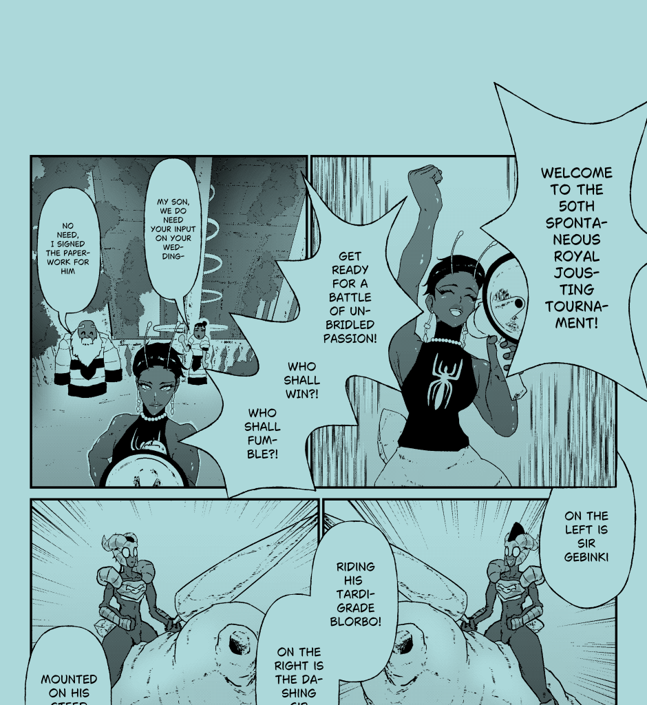 Zhem: Dance of the Unflappable Knight - Episode 2, Page 3: Prince of the Antheap [2]