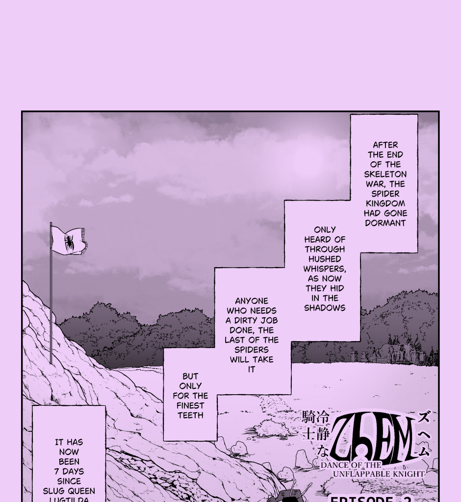 Zhem: Dance of the Unflappable Knight - Episode 4, Page 1: Eccentric Sound of Death [1]