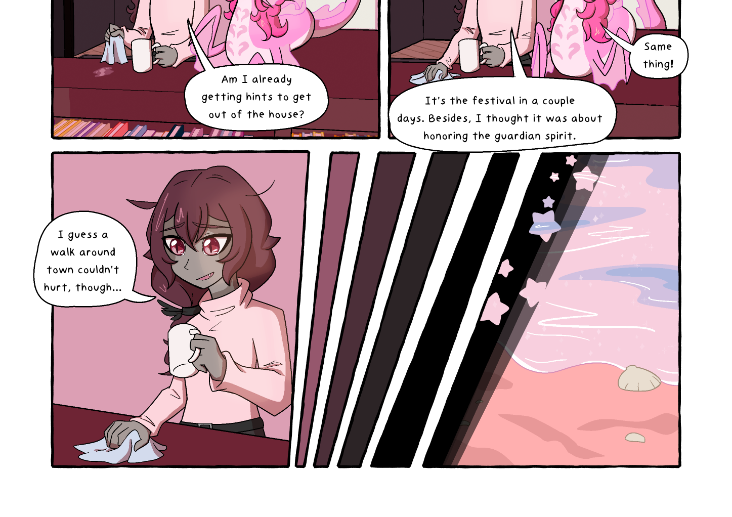 On Starlit Tides - Episode 3, Page 2: Chapter 2