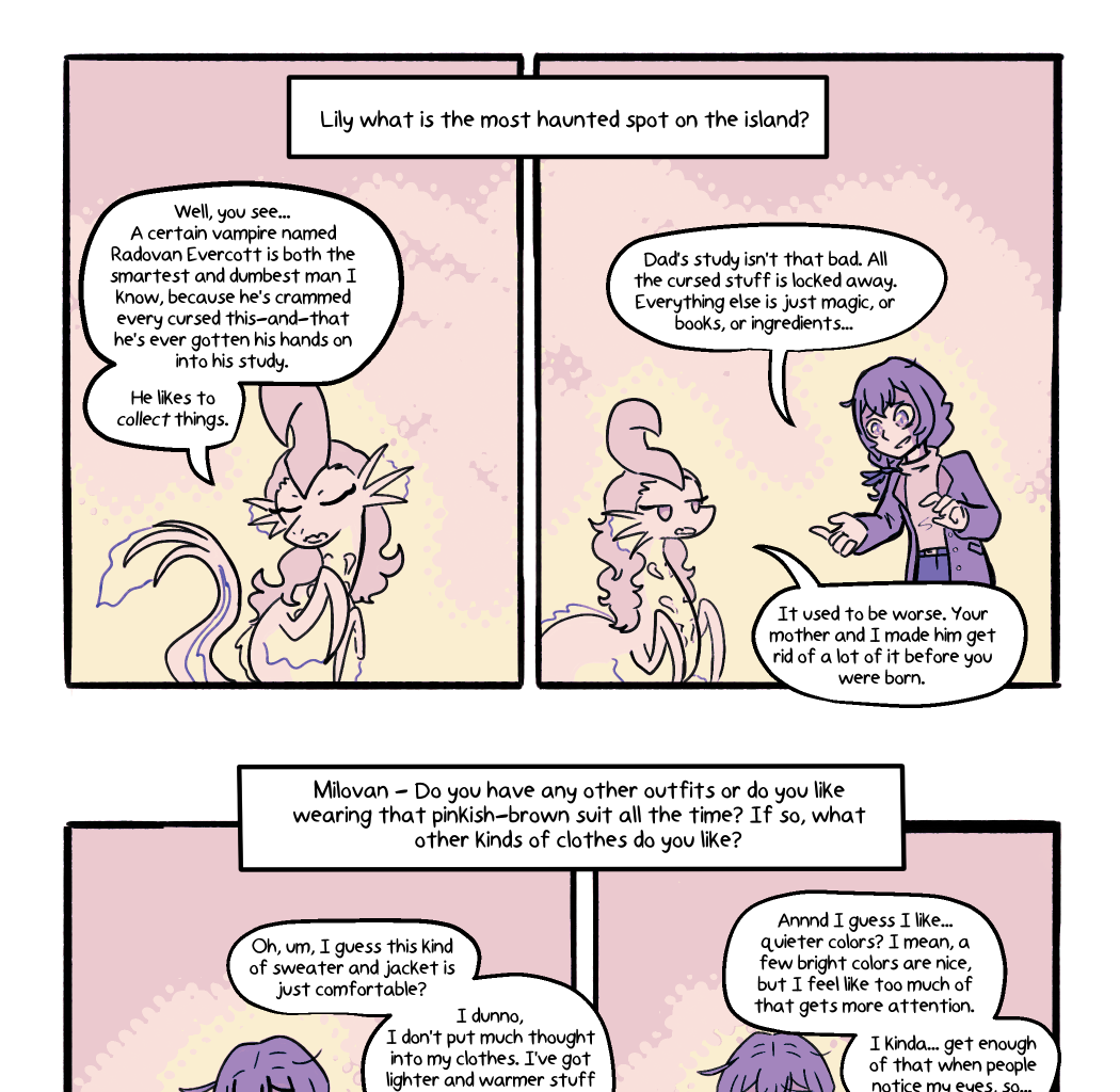 On Starlit Tides - Episode 108, Page 1: Q&A #4