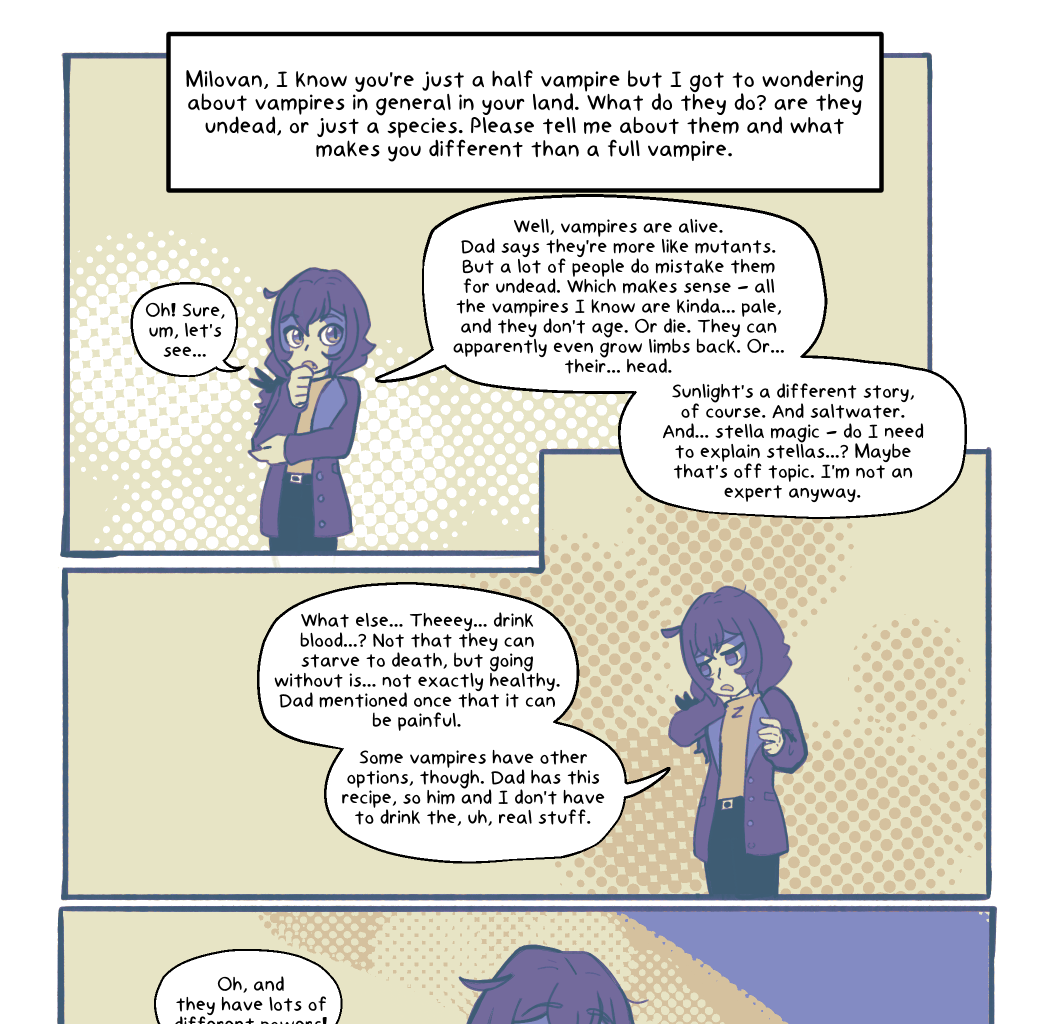 On Starlit Tides - Episode 113, Page 1: Q&A #9