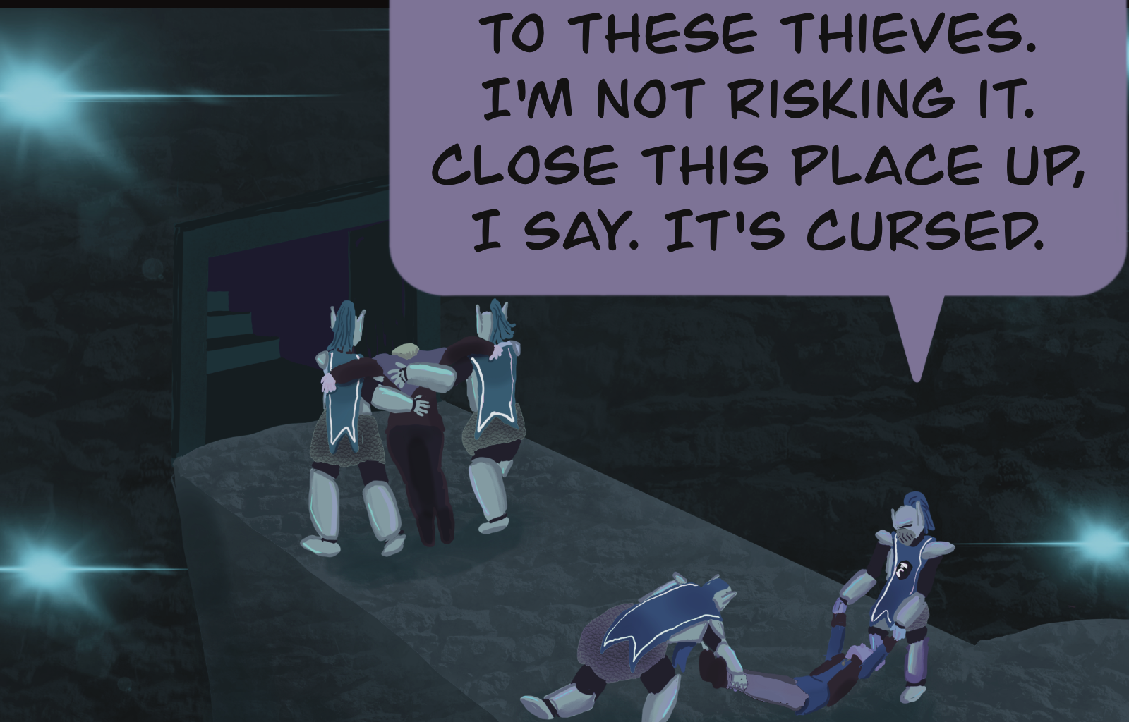 Sage Eyes: The Light Thief - Episode 3, Page 8: Chapter 3 The Escape