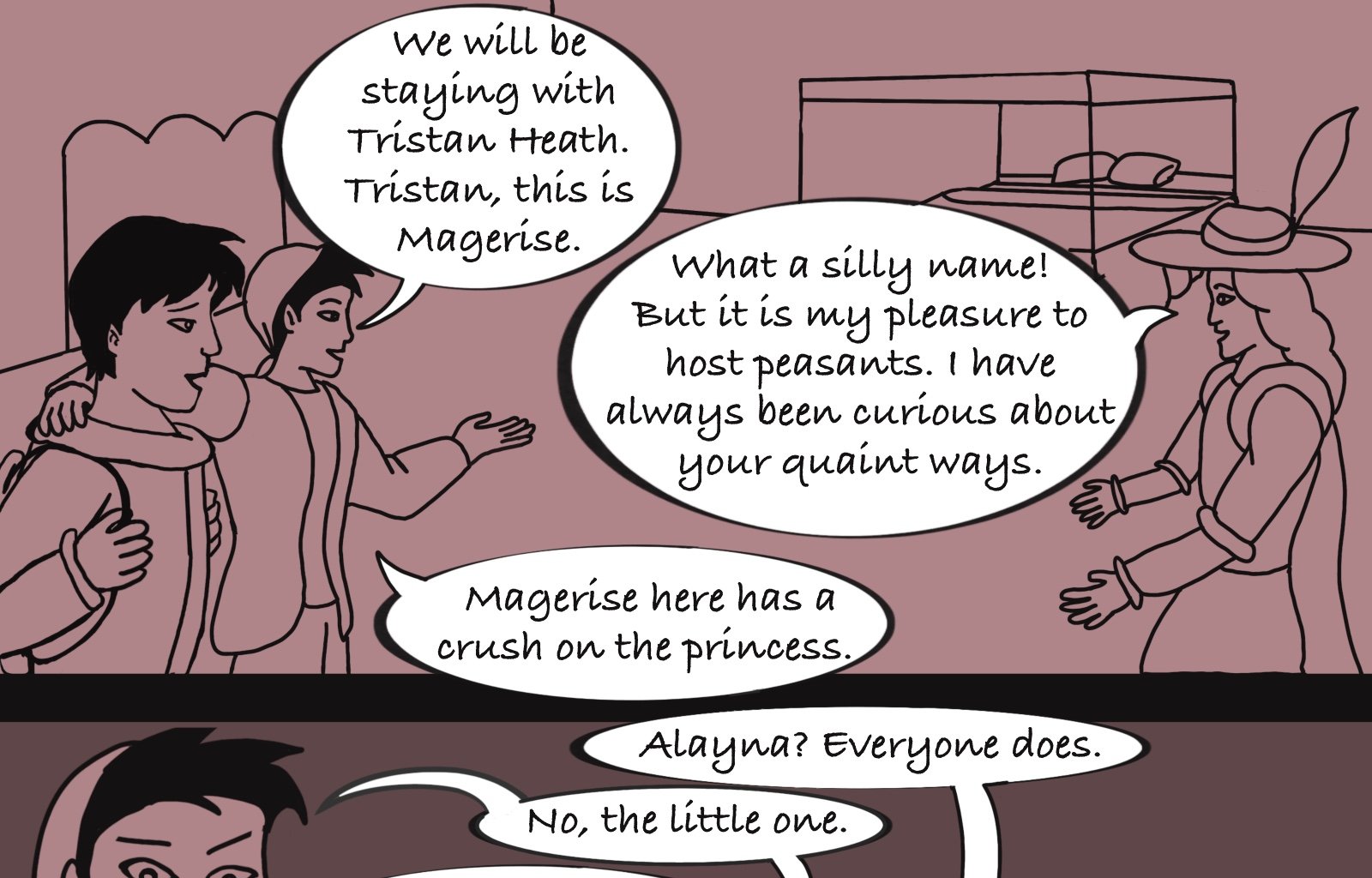 Sage Eyes: The Light Thief - Episode 4, Page 2: Chapter 4 False Friends