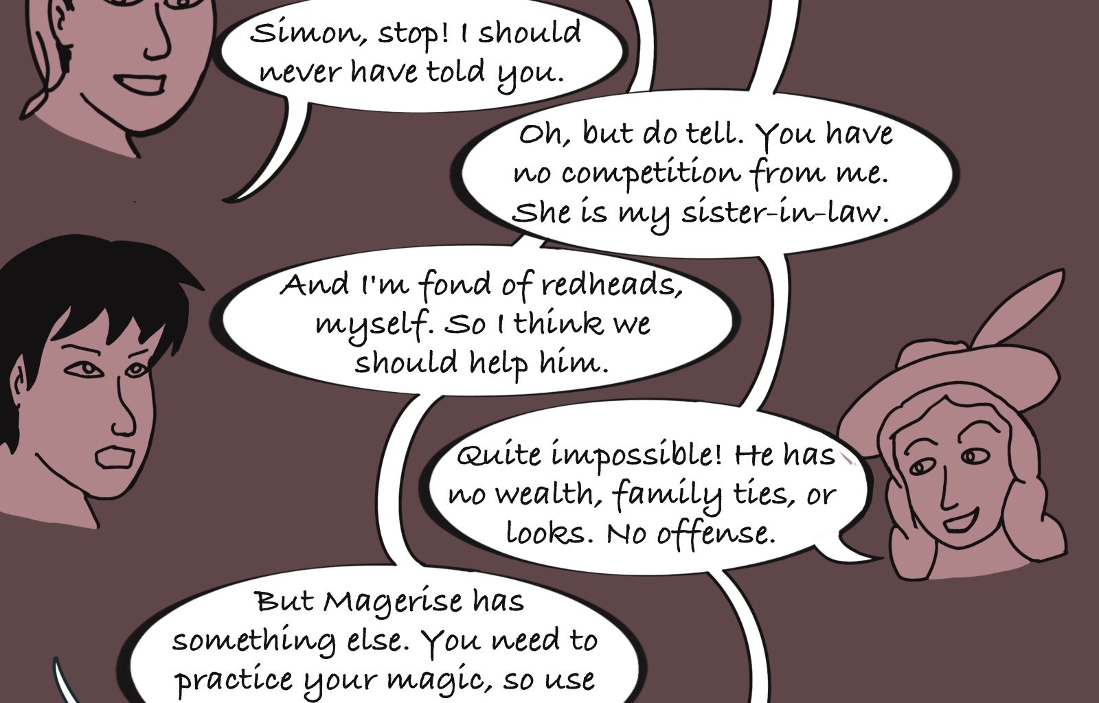 Sage Eyes: The Light Thief - Episode 4, Page 2: Chapter 4 False Friends