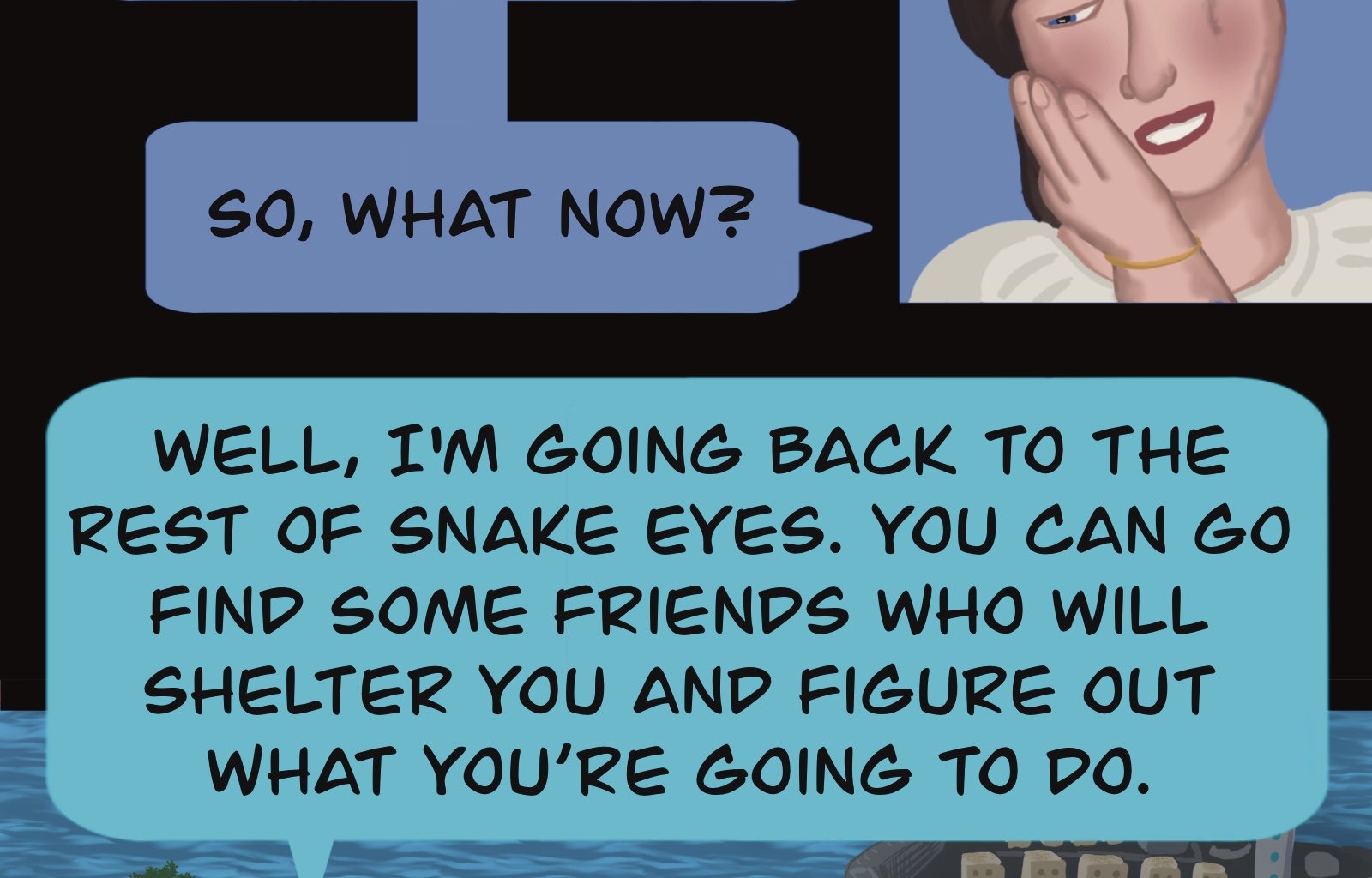 Sage Eyes: The Light Thief - Episode 4, Page 5: Chapter 4 False Friends