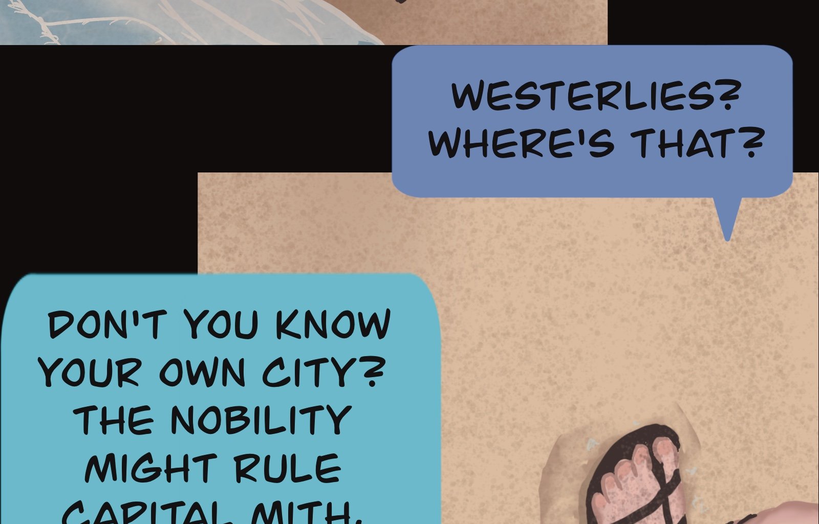 Sage Eyes: The Light Thief - Episode 4, Page 9: Chapter 4 False Friends