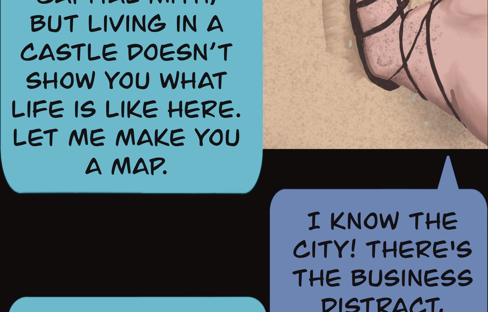 Sage Eyes: The Light Thief - Episode 4, Page 9: Chapter 4 False Friends