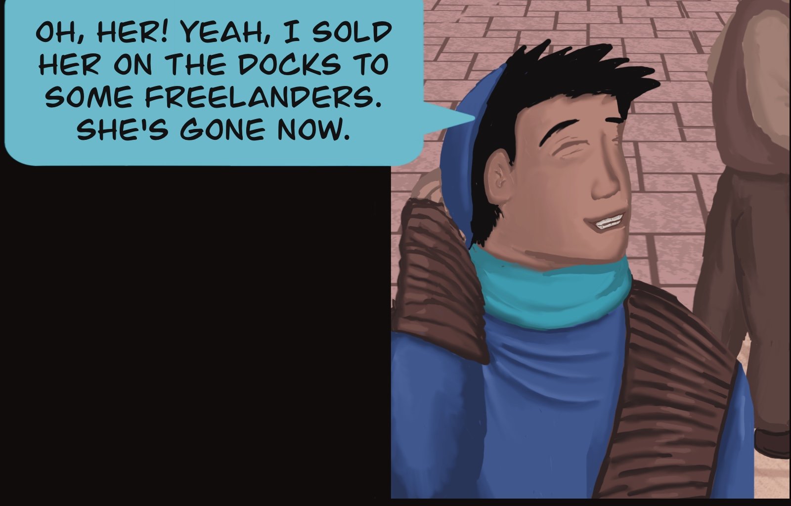 Sage Eyes: The Light Thief - Episode 4, Page 18: Chapter 4 False Friends