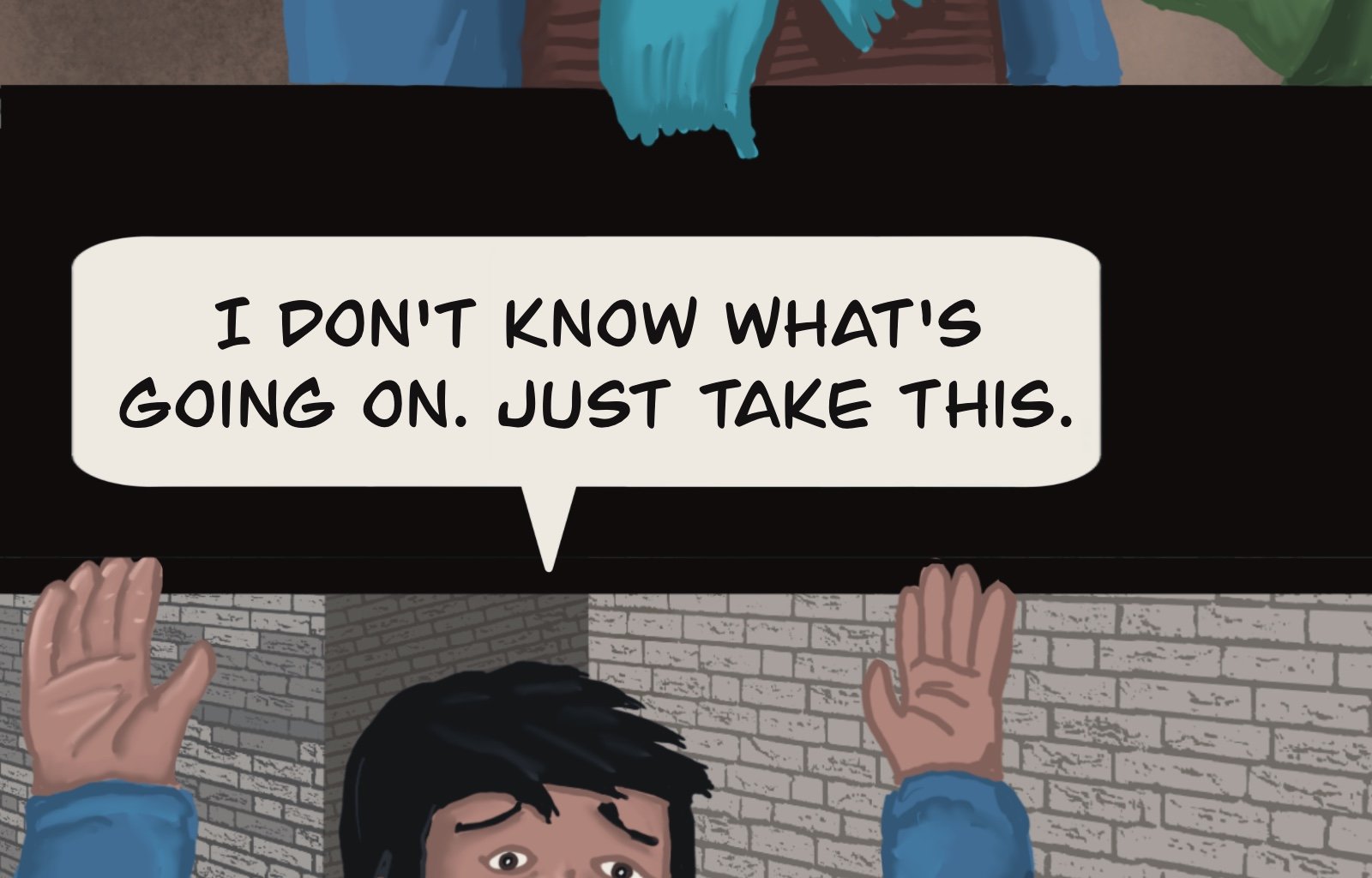 Sage Eyes: The Light Thief - Episode 4, Page 23: Chapter 4 False Friends