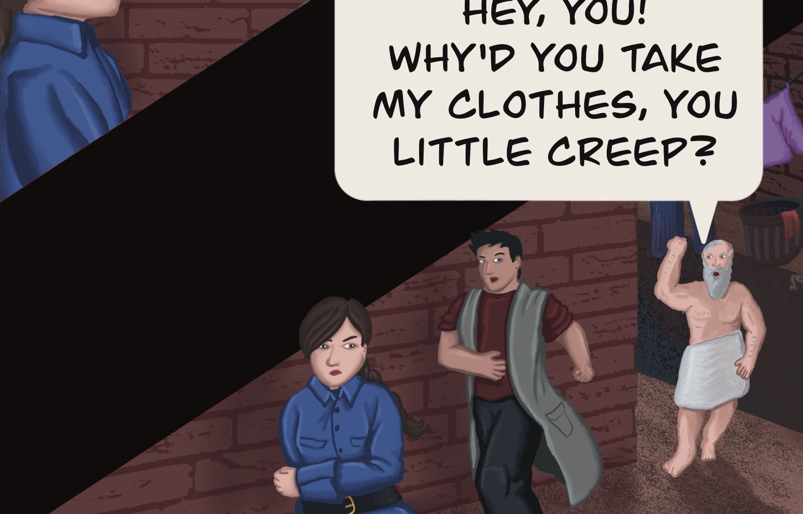 Sage Eyes: The Light Thief - Episode 4, Page 23: Chapter 4 False Friends