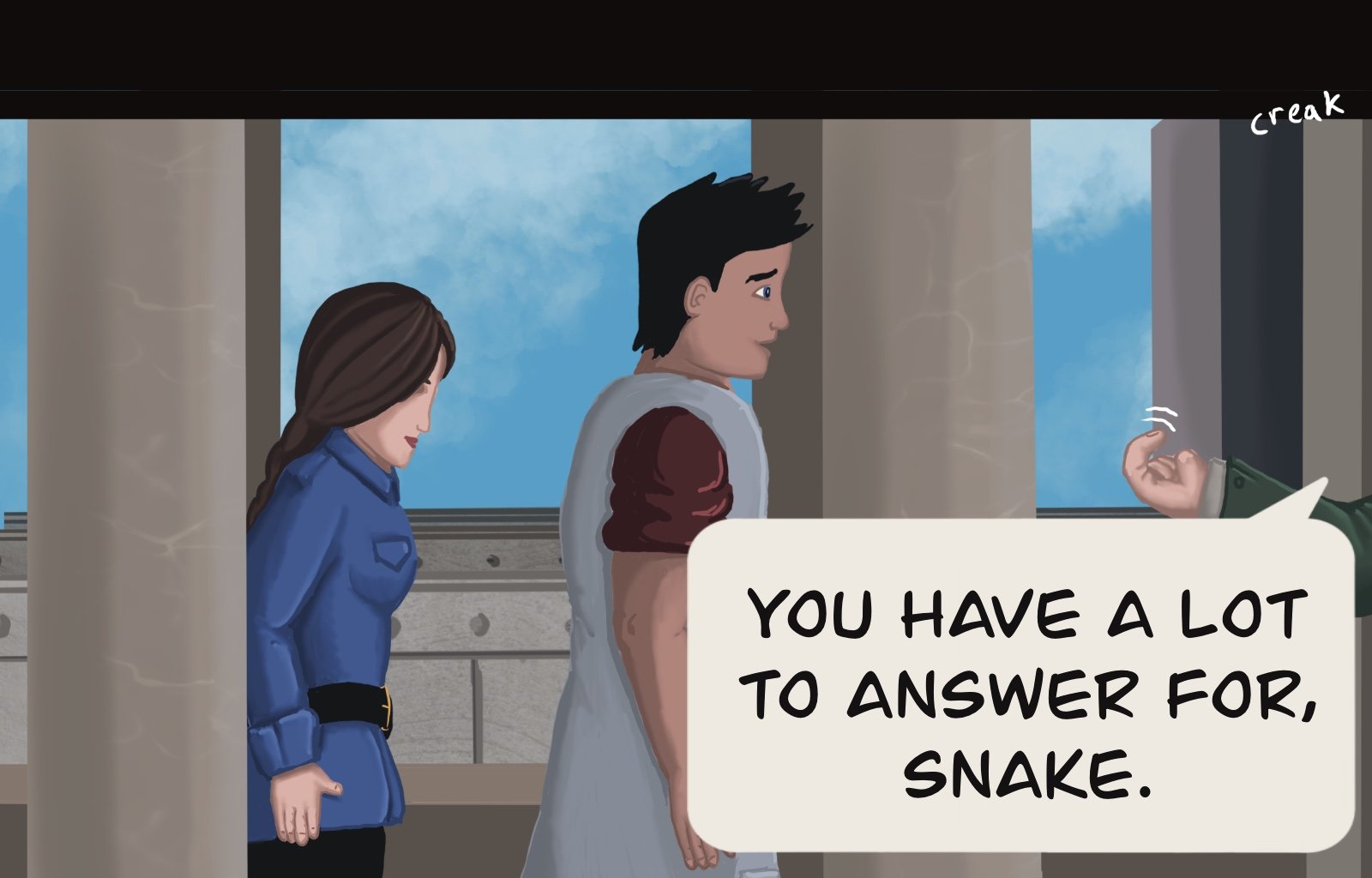 Sage Eyes: The Light Thief - Episode 4, Page 25: Chapter 4 False Friends