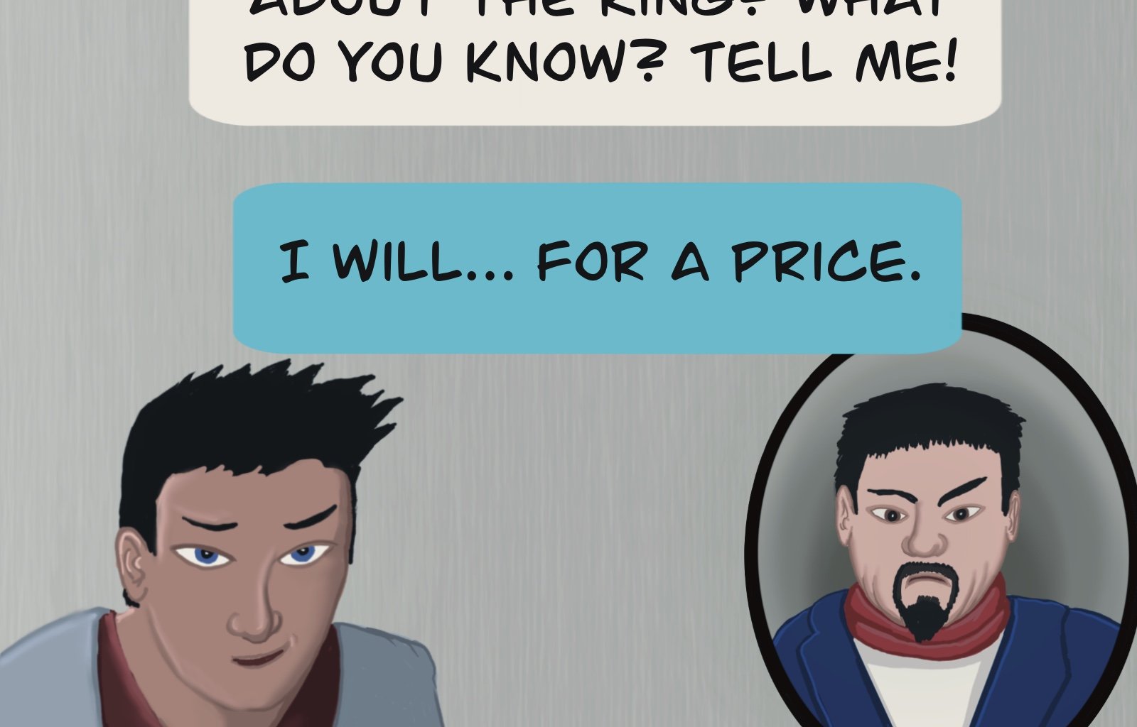 Sage Eyes: The Light Thief - Episode 4, Page 28: Chapter 4 False Friends