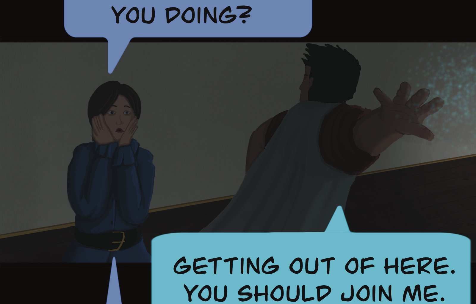 Sage Eyes: The Light Thief - Episode 4, Page 33: Chapter 4 False Friends