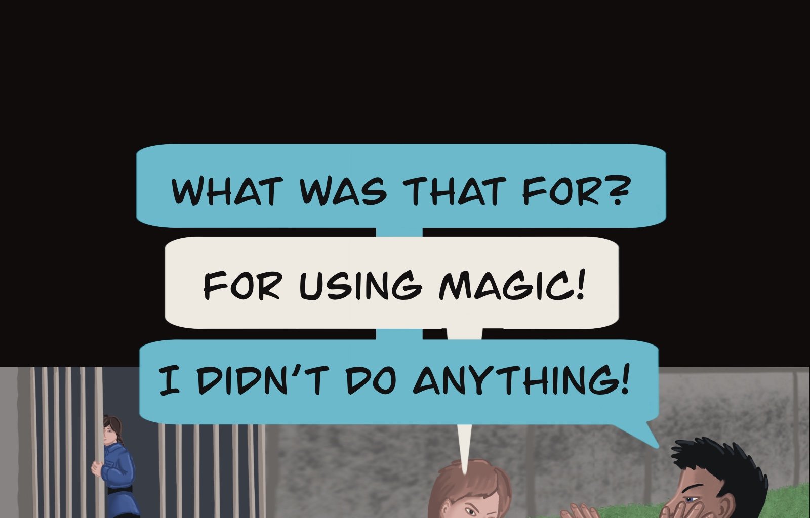 Sage Eyes: The Light Thief - Episode 4, Page 40: Chapter 4 False Friends