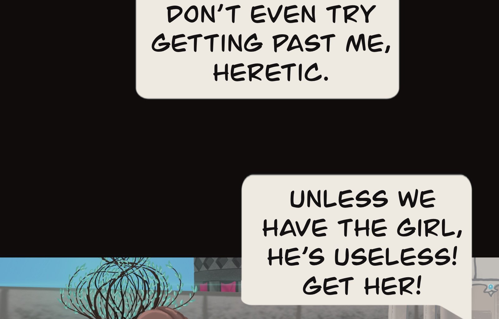 Sage Eyes: The Light Thief - Episode 4, Page 40: Chapter 4 False Friends