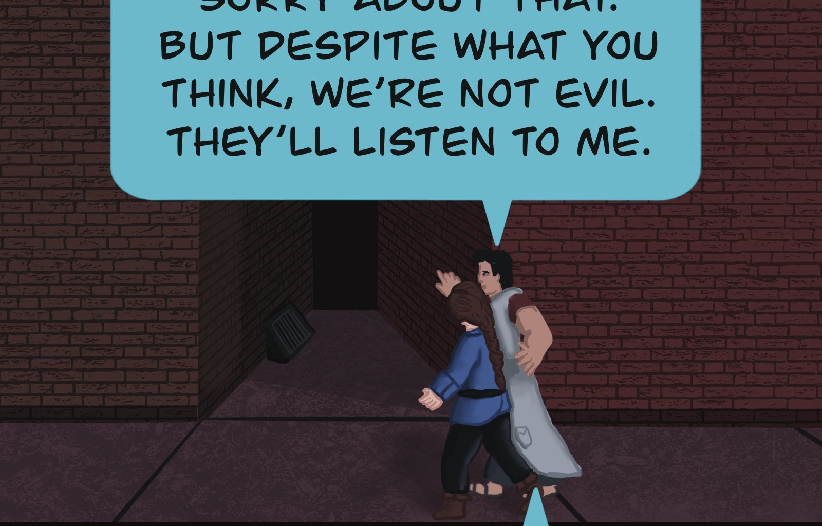 Sage Eyes: The Light Thief - Episode 4, Page 46: Chapter 4 False Friends