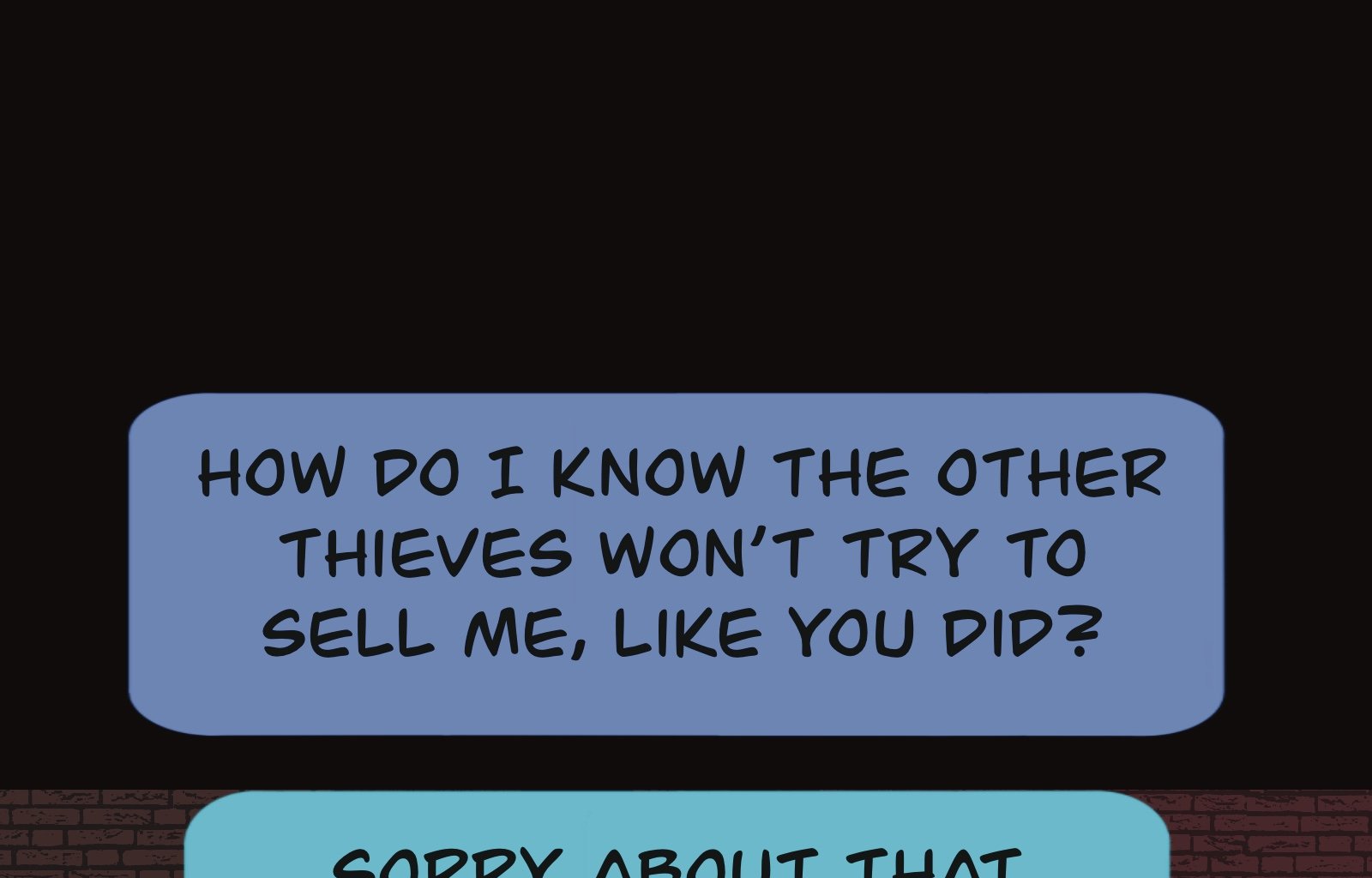 Sage Eyes: The Light Thief - Episode 4, Page 46: Chapter 4 False Friends