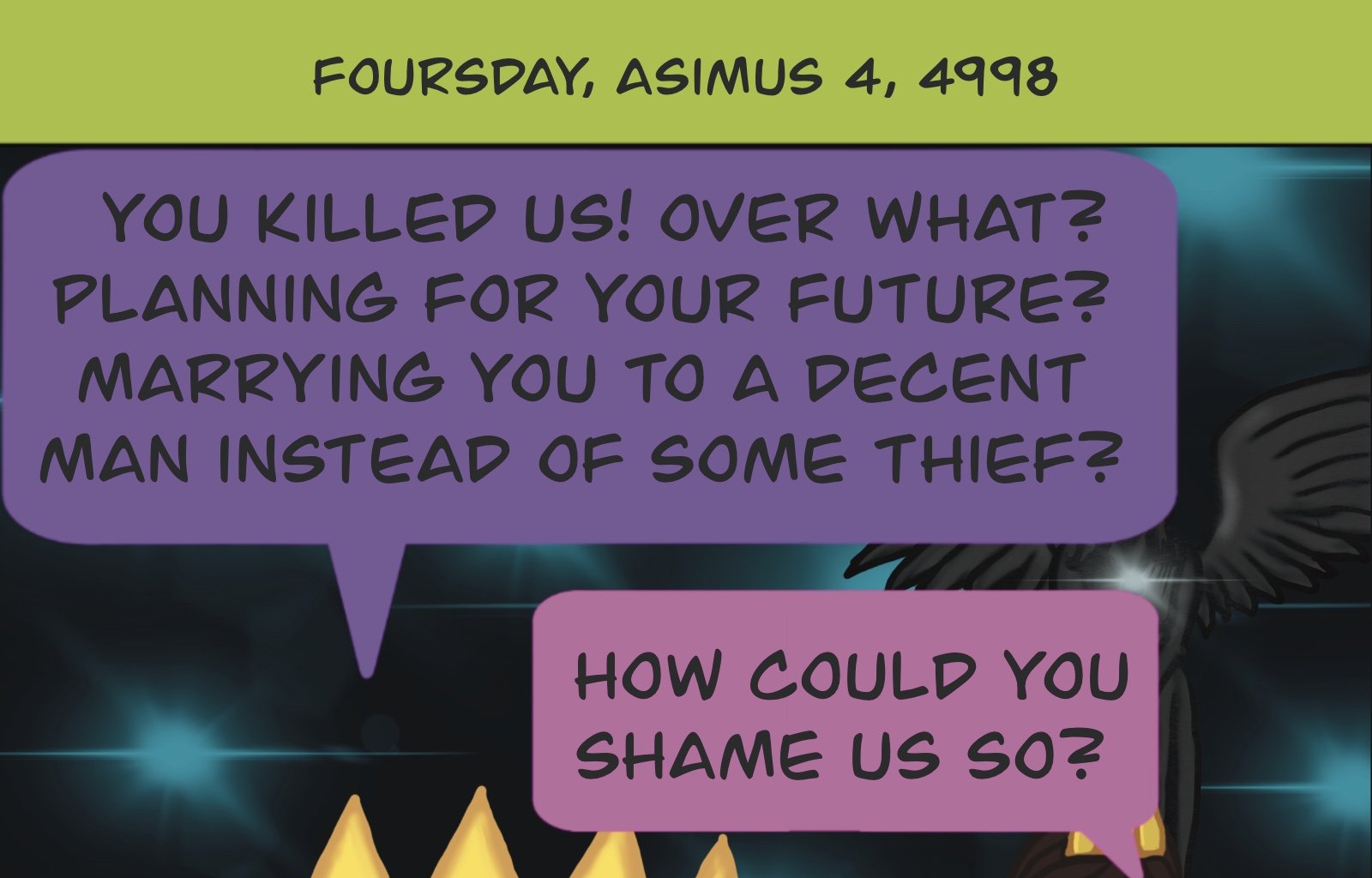 Sage Eyes: The Light Thief - Episode 5, Page 3: Chapter 5 Cloudy Skies