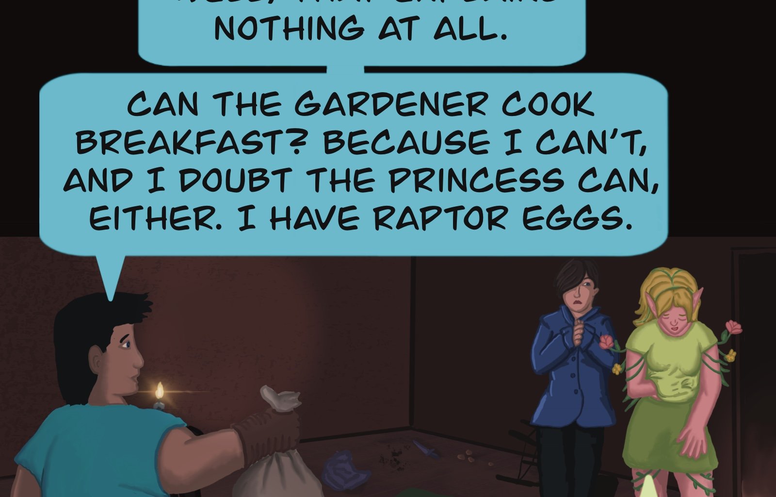 Sage Eyes: The Light Thief - Episode 5, Page 7: Chapter 5 Cloudy Skies