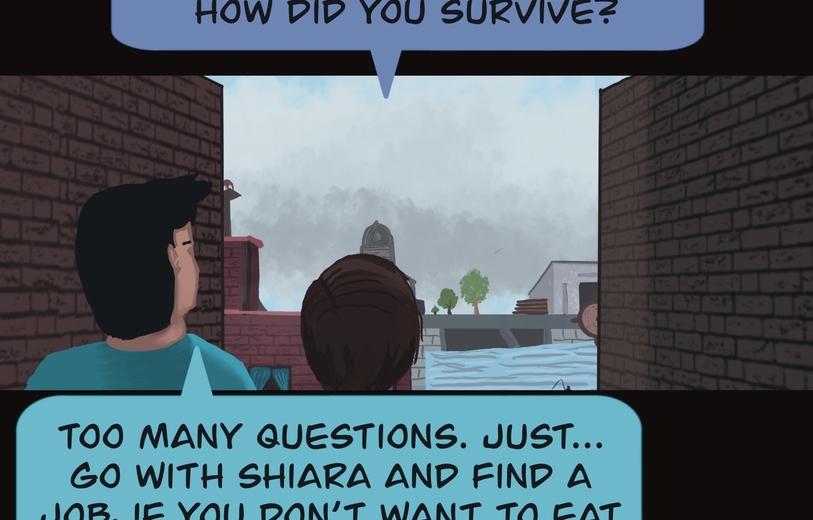 Sage Eyes: The Light Thief - Episode 5, Page 15: Chapter 5 Cloudy Skies