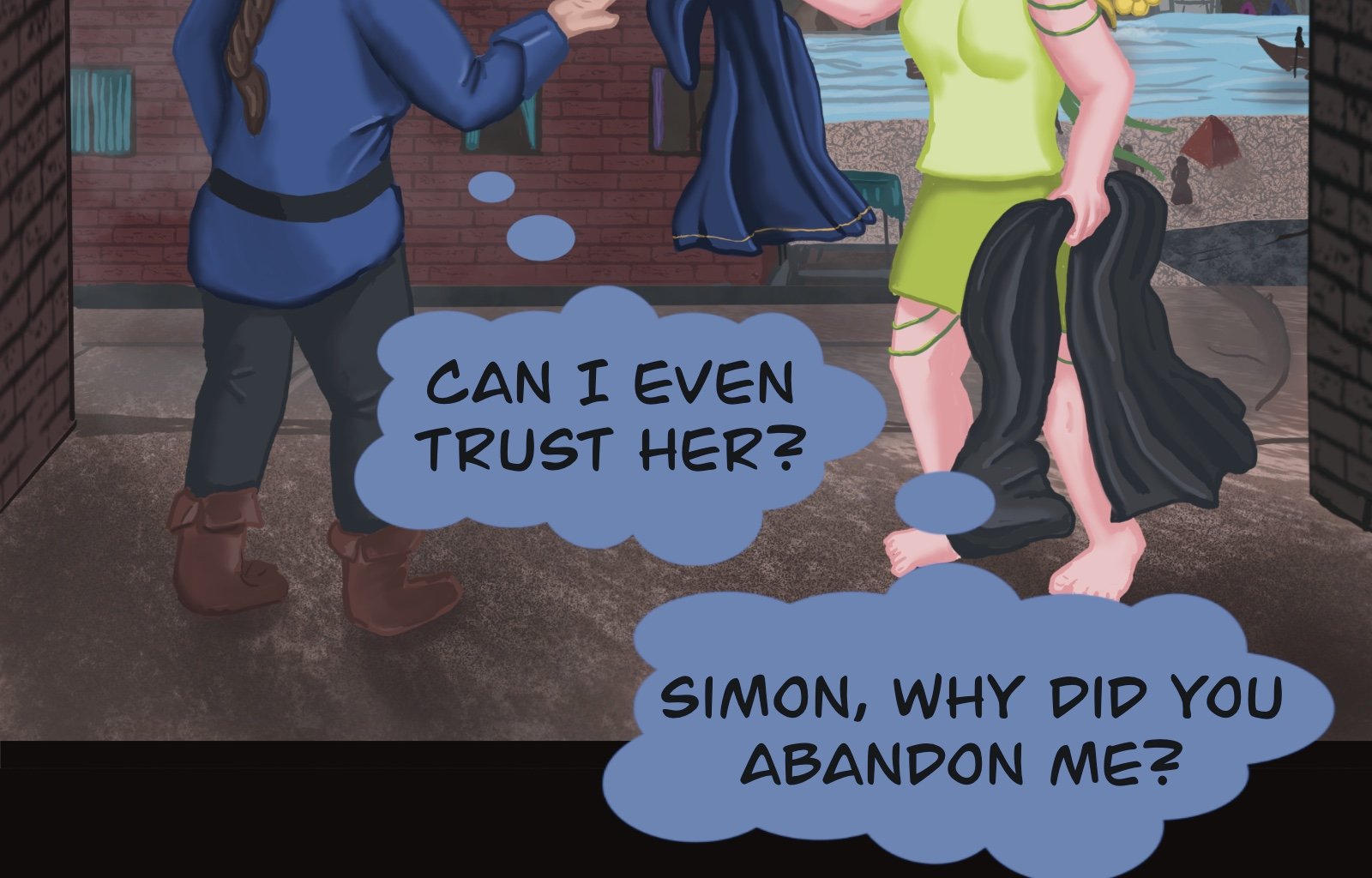 Sage Eyes: The Light Thief - Episode 5, Page 16: Chapter 5 Cloudy Skies