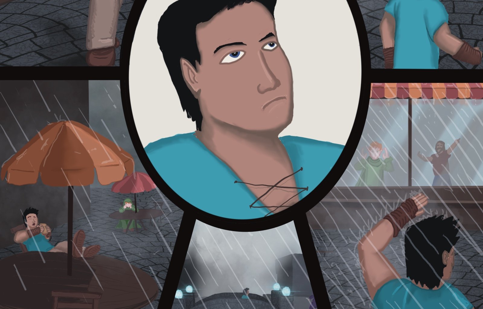 Sage Eyes: The Light Thief - Episode 5, Page 18: Chapter 5 Cloudy Skies