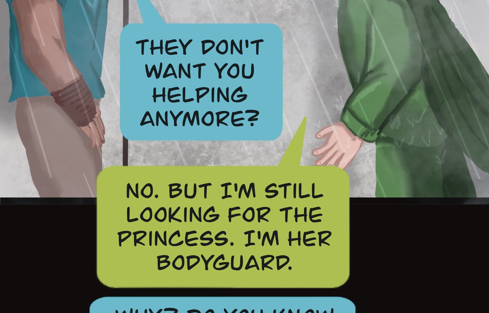 Sage Eyes: The Light Thief - Episode 5, Page 19: Chapter 5 Cloudy Skies