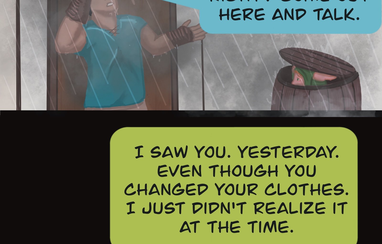 Sage Eyes: The Light Thief - Episode 5, Page 19: Chapter 5 Cloudy Skies