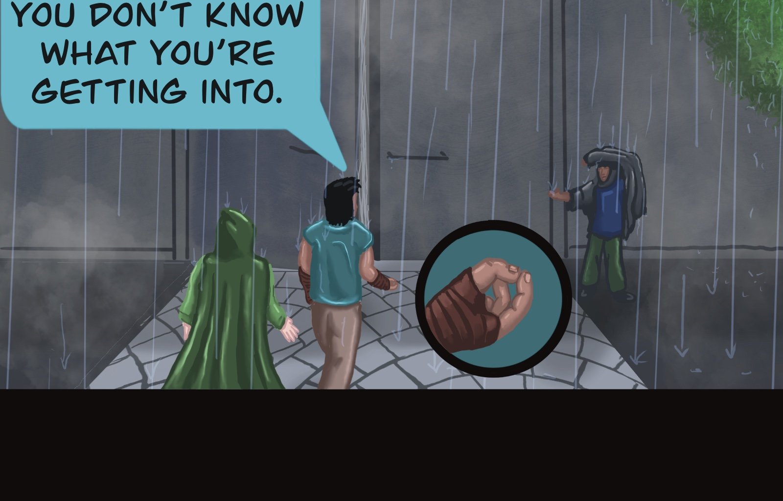 Sage Eyes: The Light Thief - Episode 5, Page 20: Chapter 5 Cloudy Skies