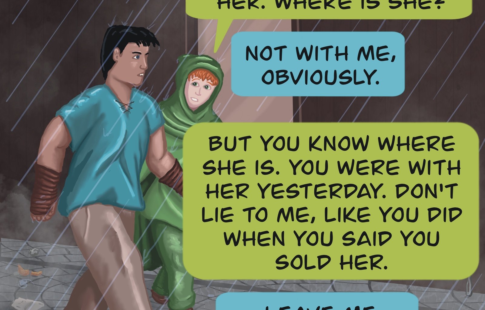 Sage Eyes: The Light Thief - Episode 5, Page 20: Chapter 5 Cloudy Skies