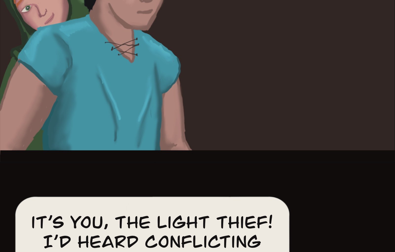 Sage Eyes: The Light Thief - Episode 5, Page 22: Chapter 5 Cloudy Skies