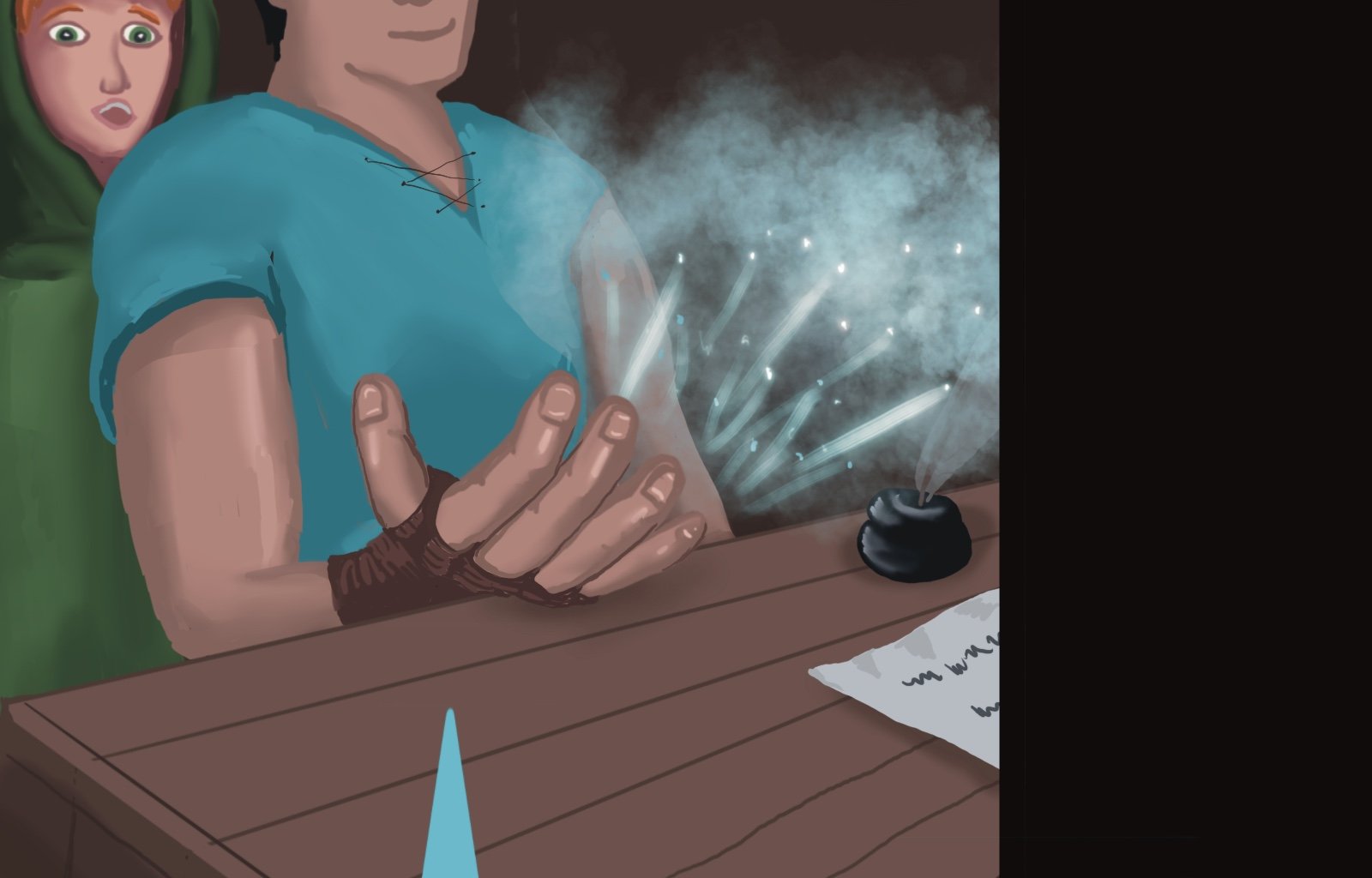 Sage Eyes: The Light Thief - Episode 5, Page 22: Chapter 5 Cloudy Skies