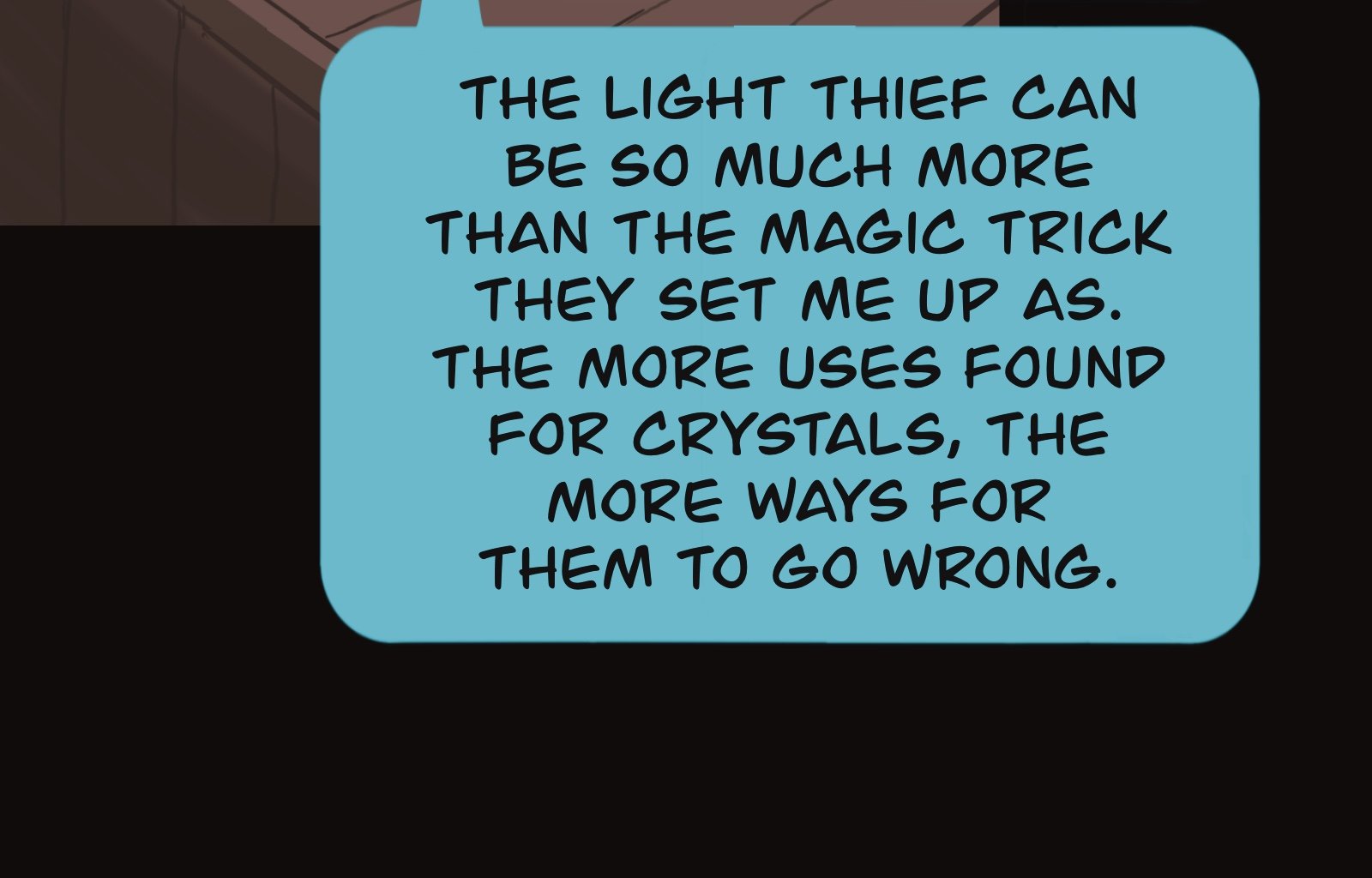 Sage Eyes: The Light Thief - Episode 5, Page 22: Chapter 5 Cloudy Skies