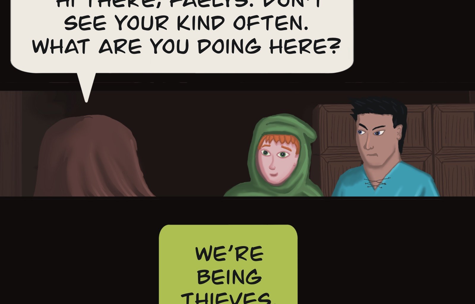 Sage Eyes: The Light Thief - Episode 5, Page 24: Chapter 5 Cloudy Skies