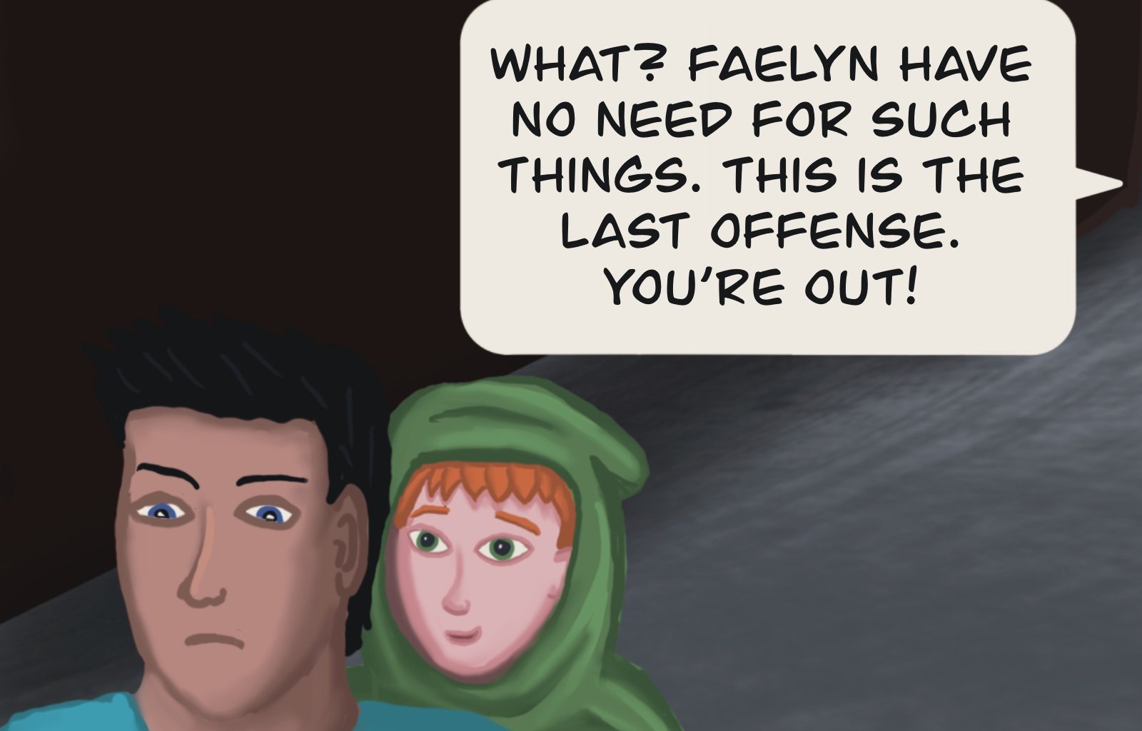 Sage Eyes: The Light Thief - Episode 5, Page 24: Chapter 5 Cloudy Skies