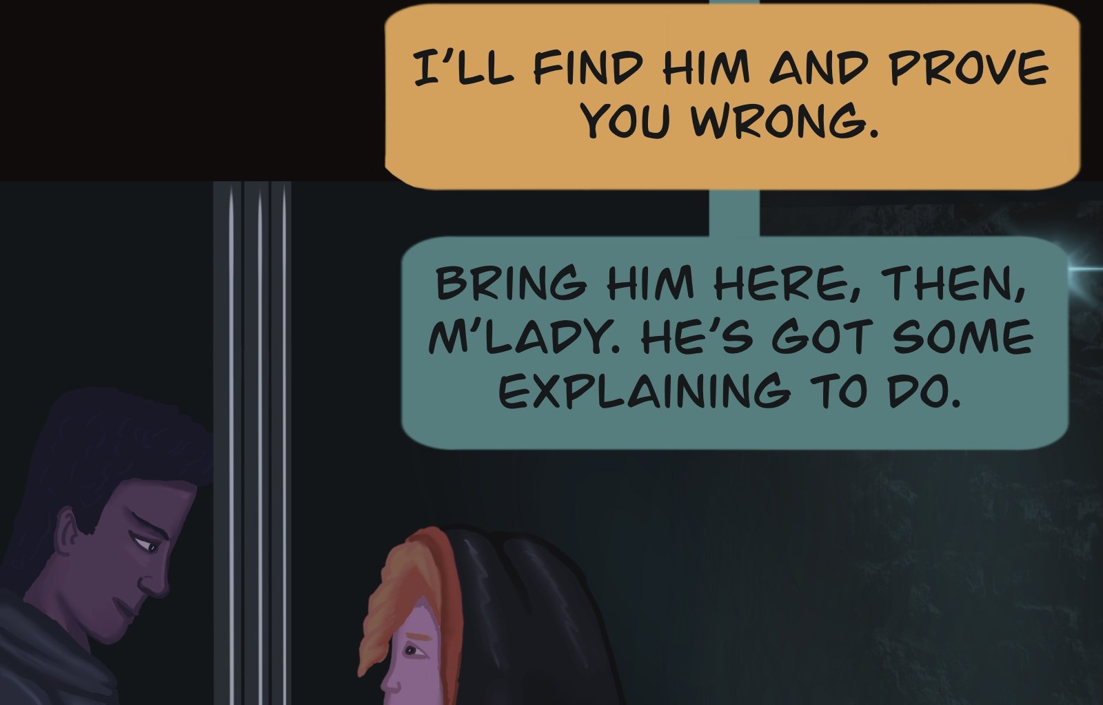 Sage Eyes: The Light Thief - Episode 5, Page 28: Chapter 5 Cloudy Skies